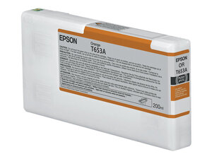 epson t653a - cartouche orange epson stylus pro 4900 - 200ml